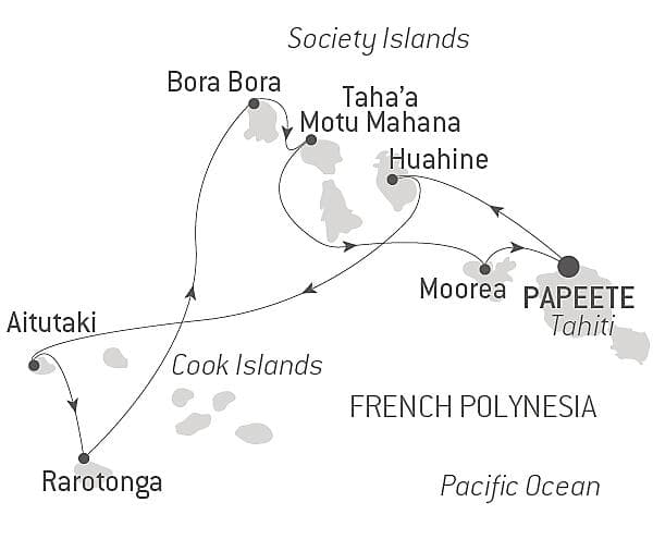 Cook Islands & Society Islands null