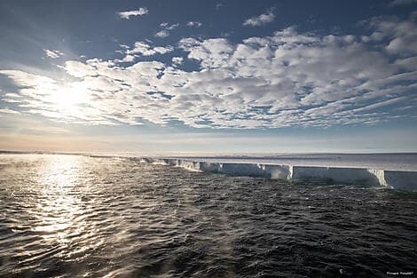 1 Mar 26 - Sailing along Shackleton Ice Shelf