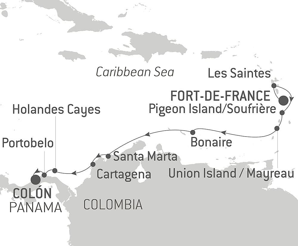 Panama, Colombia & Caribbean Islands