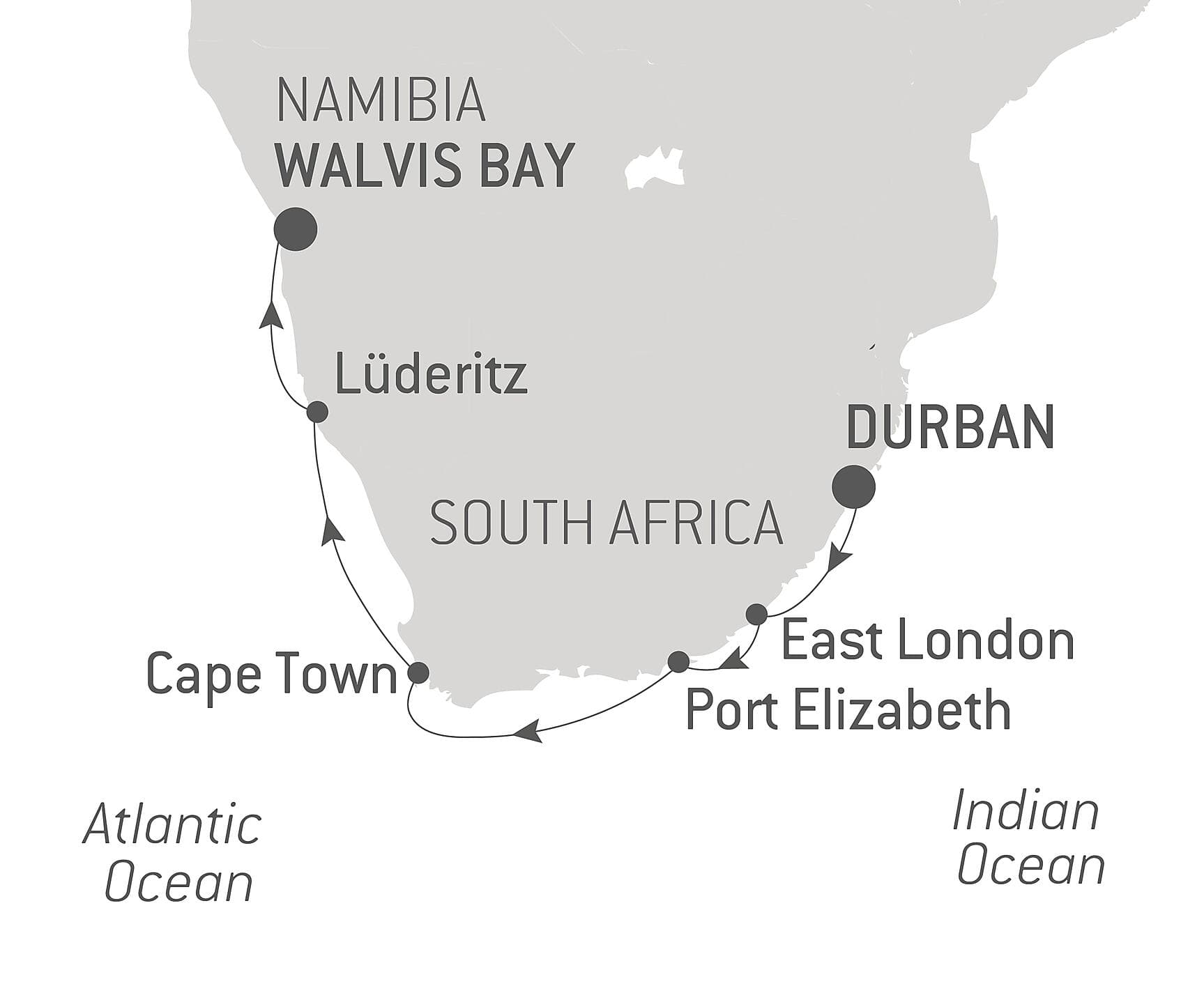 South Africa and Namibia by Sea: Around the Cape of Good Hope – with Smithsonian Journeys