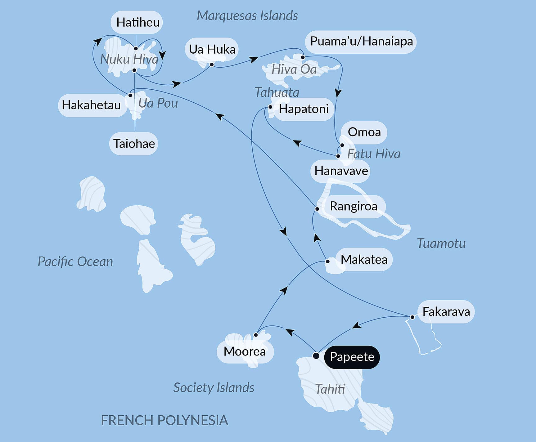 Polynesian Bliss: Marquesas, Tuamotu and Society Islands