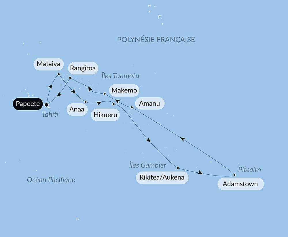 From French Polynesia to Pitcairn Island
