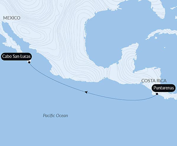 Ocean Voyage: Puntarenas - Cabo San Lucas