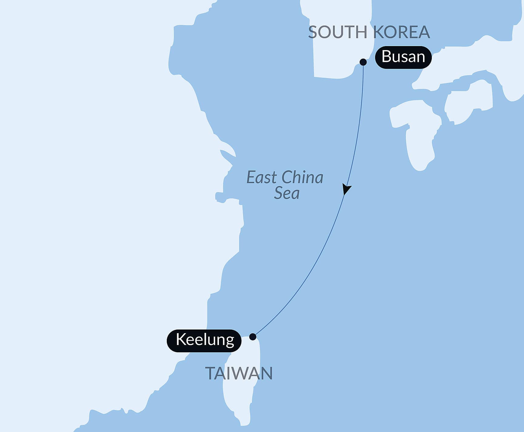 Ocean Voyage: Busan - Keelung