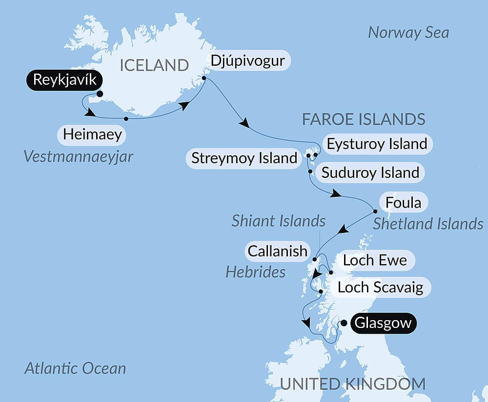 The wild archipelagos of the North Atlantic