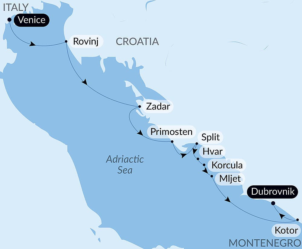 Croatia's Dalmatian Coast by Sea – with Smithsonian Journeys null