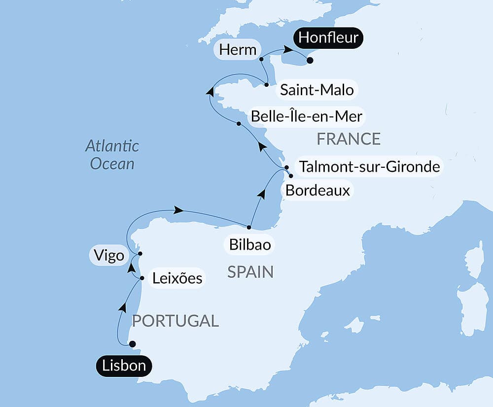 The Iberian Peninsula and Fortified cities of the Atlantic null