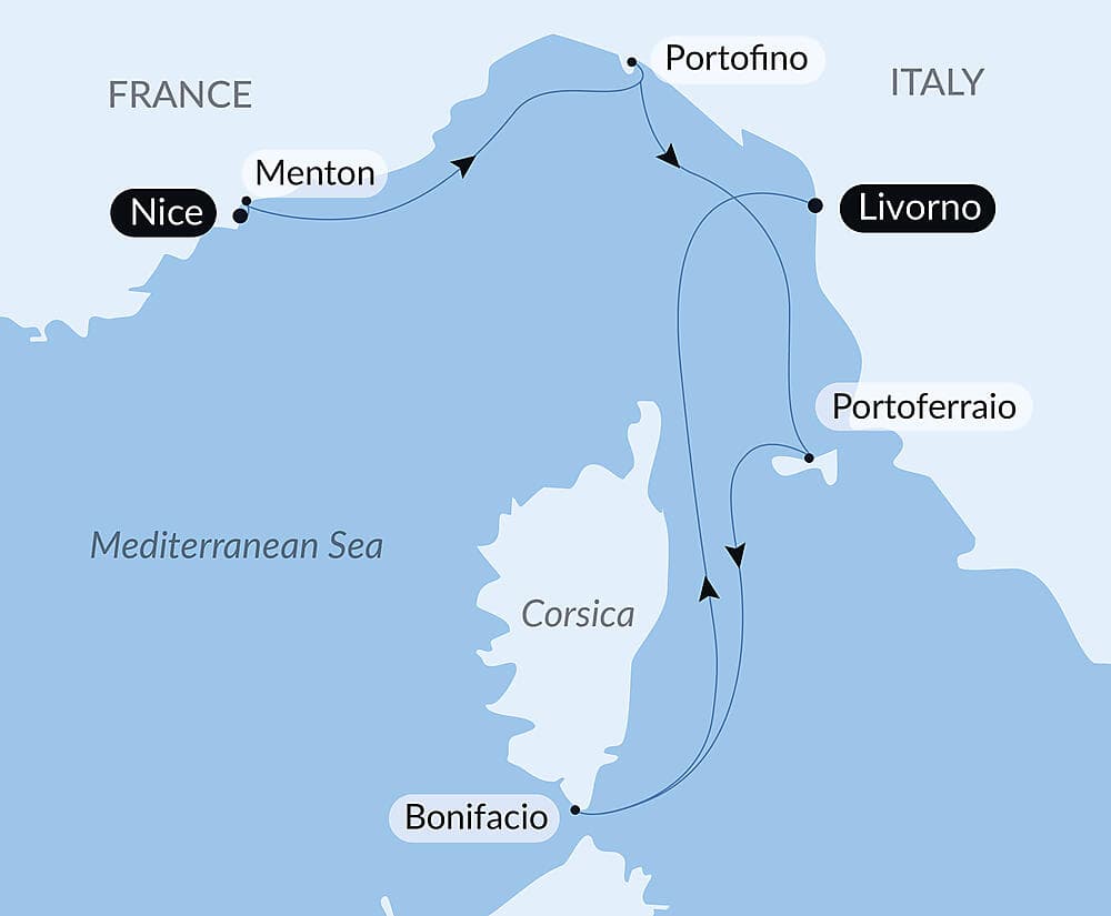 An Autumn Escape: Côte d’Azur, Italian Riviera & Corsica