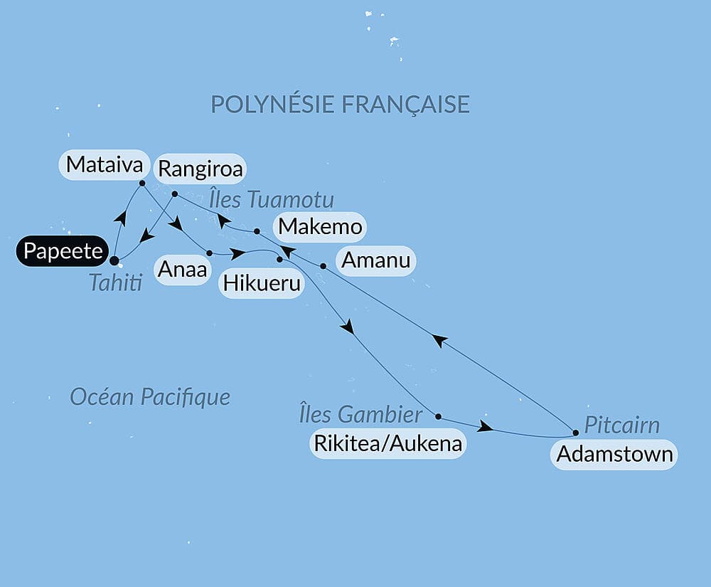 From French Polynesia to Pitcairn Island null