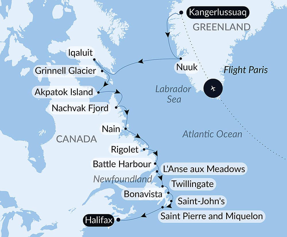 Wilderness from Greenland to the East Coast of Canada null
