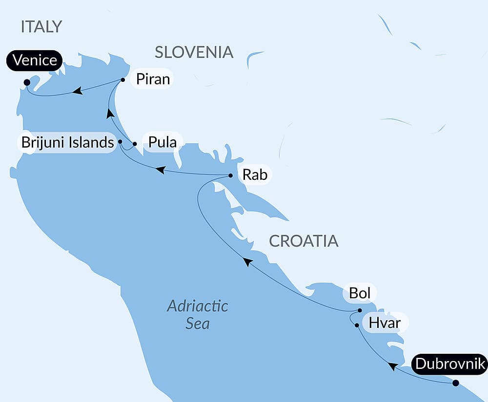 Cities and splendours of the Adriatic null
