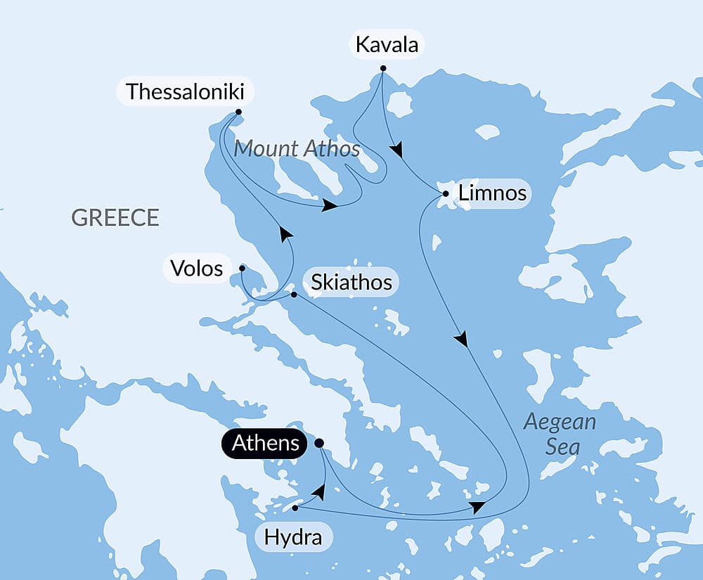The Greek islands with Nemanja Radulovic and friends