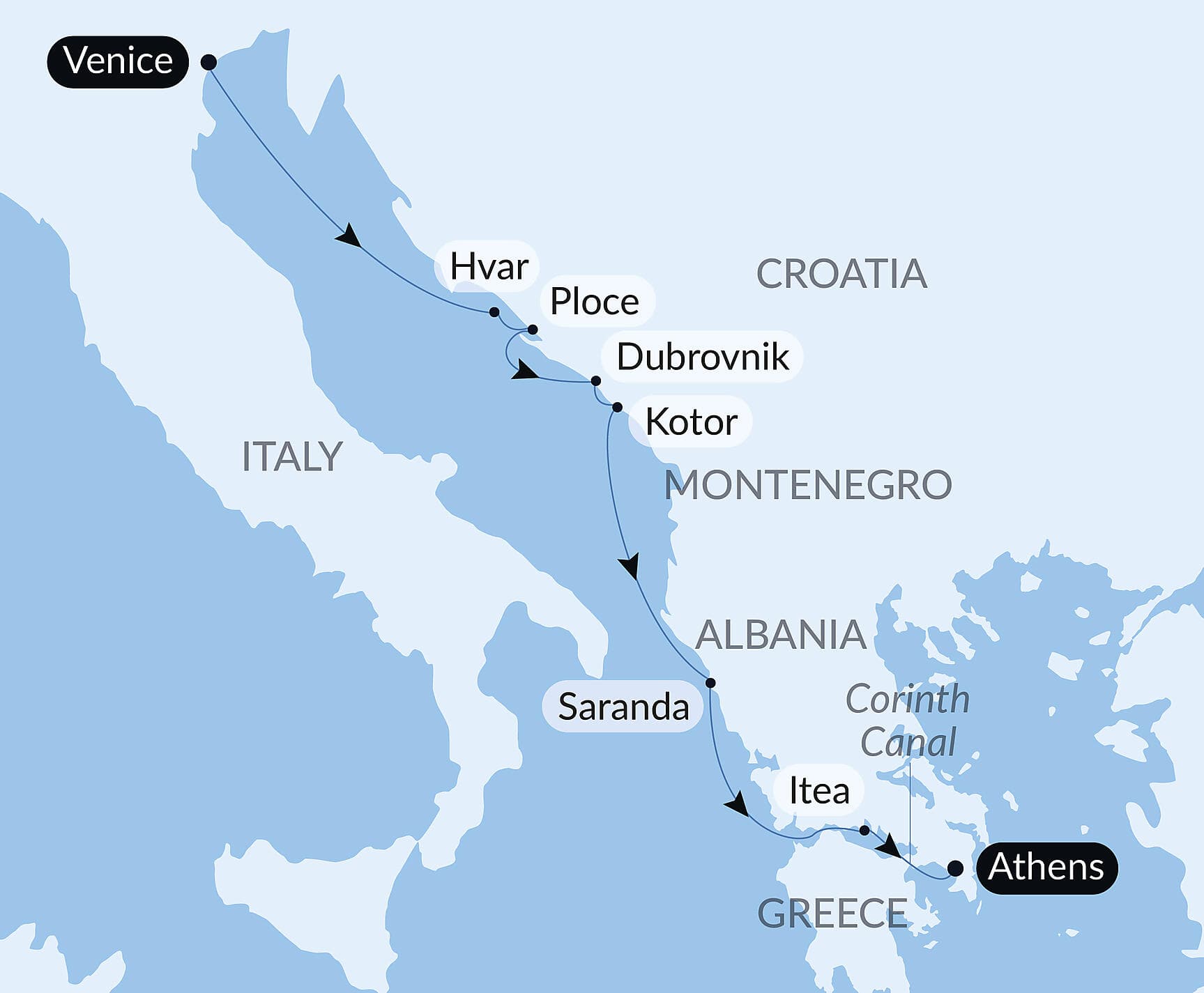 Cruising the Dalmatian Coast and the Ionian Sea: Venice to Athens – with Smithsonian Journeys