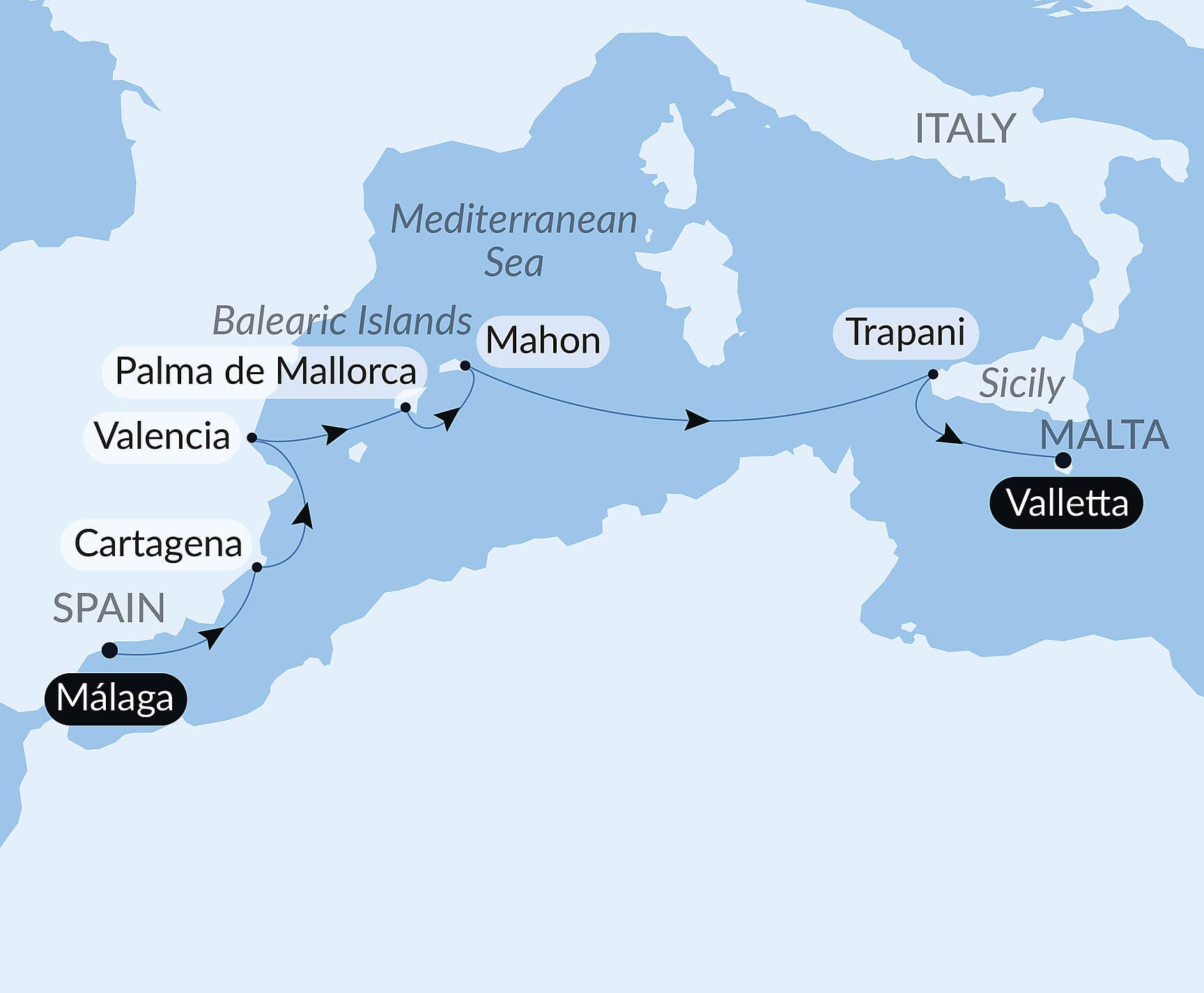 Iberian Peninsula & Sicily