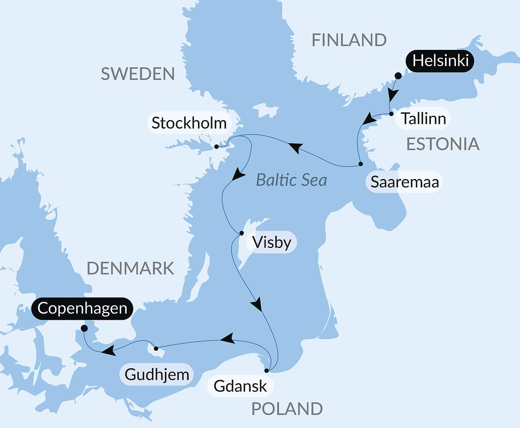 Iconic Capitals & Towns of the Baltic